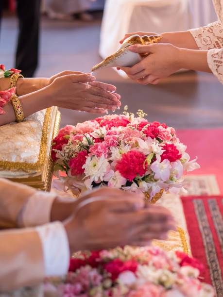 istock Thai traditional wedding ceremony conch 666994662