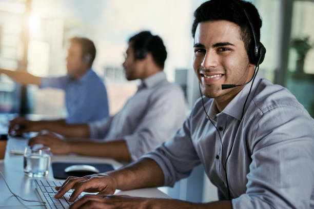 istock My work is only done once my callers are happy 666998658