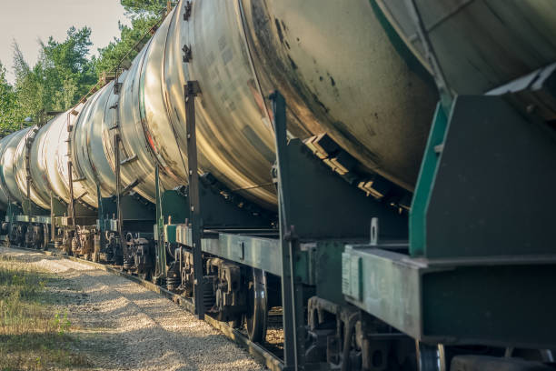 istock Tank wagons with oil 667007484