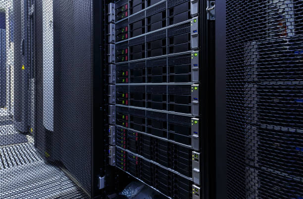 istock series disk storage disks of mainframe in the data center 667013106