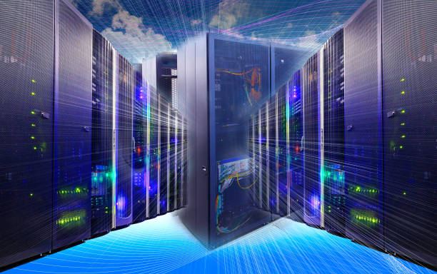 istock information technology collage of data center with racks equipment and cables router 667016818