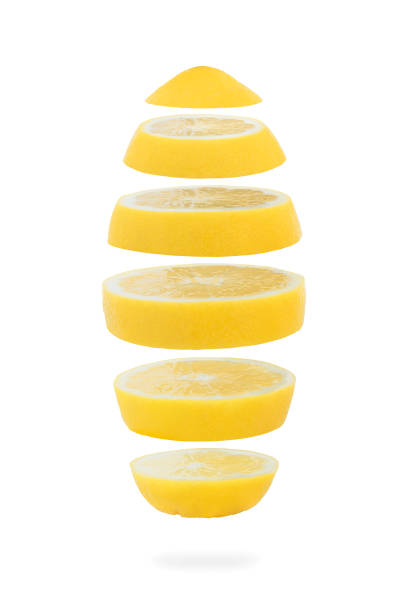 istock Flying slices of Lemon 667024222