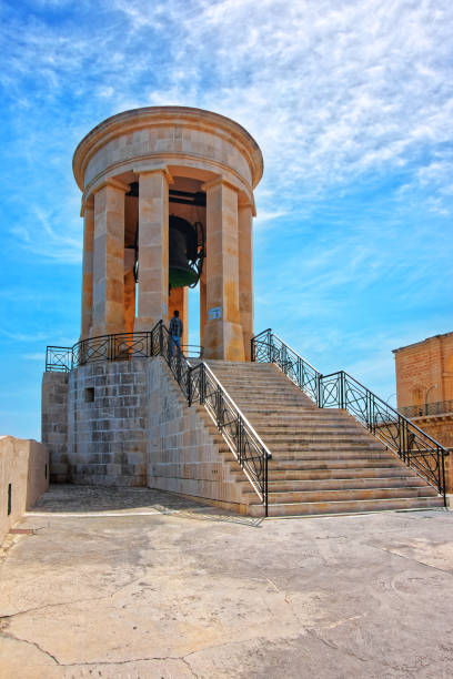 istock People at Siege Bell memorial at St Christopher bastion Valletta 667031868