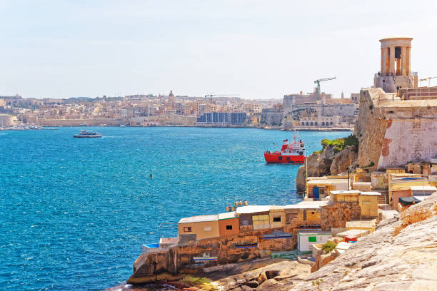 istock Ship at Siege Bell memorial at Christopher bastion Valletta Malta 667031952