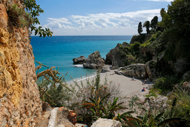 istock Carabeillo beach in Nerja, Costa del Sol, Spain 667032546