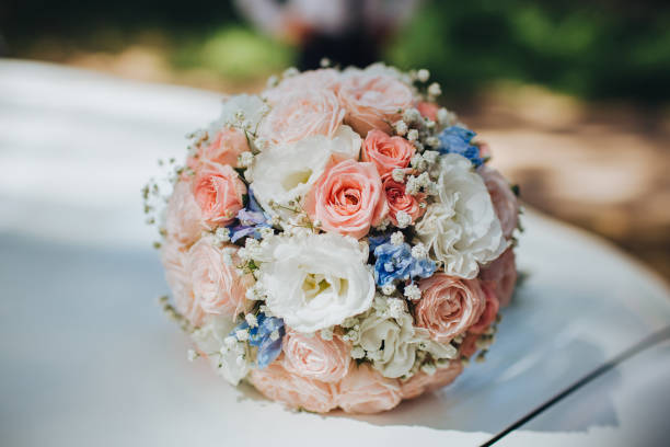 istock Flowers composition in wedding bouquet 667050076