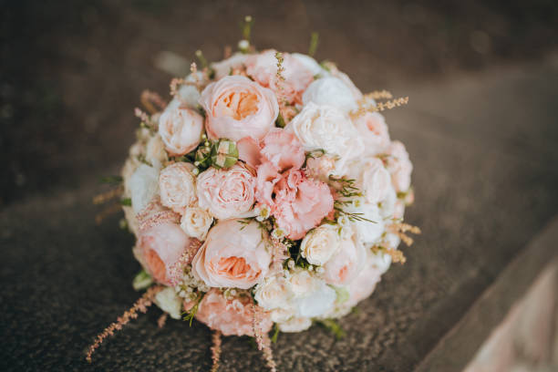 istock Flowers composition in wedding bouquet 667050092
