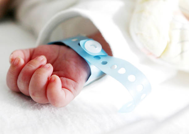 newborn hand newborn hand babyhood photos stock pictures, royalty-free photos & images