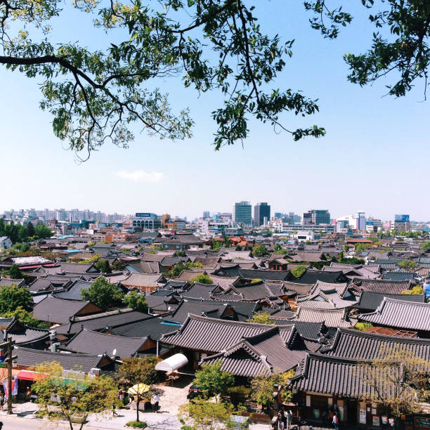istock Jeonju hanok village 667071330