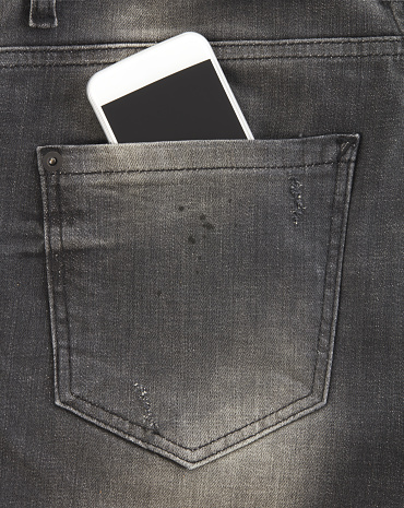 Mobile phone in back pocket