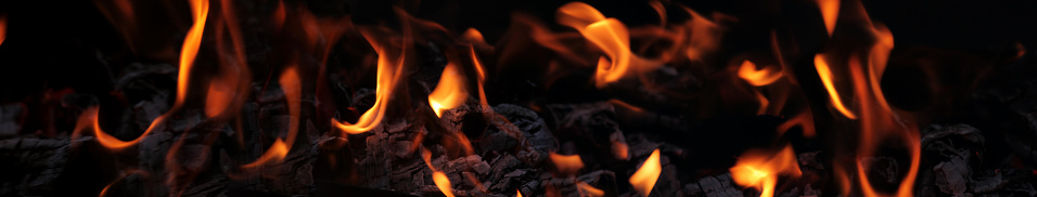 Burning fire