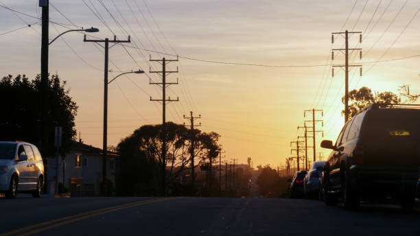 istock Los Angeles street at sunset 4k 667100828
