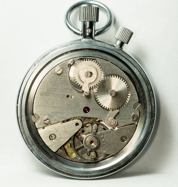 istock clockwork vintage mechanical watch, high resolution and detail 667104140