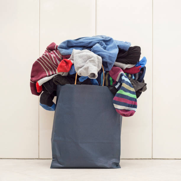 istock paper bag full of socks 667107882