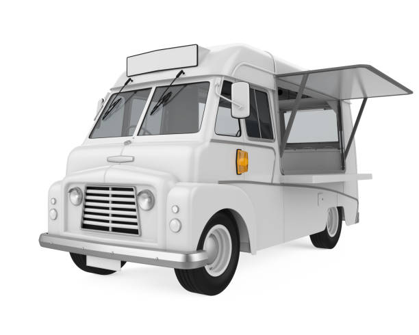 istock Food Truck Isolated 667118928
