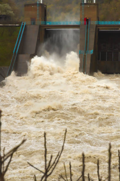 istock When Flood comes, River becomes Wild and Dangerous 667125004