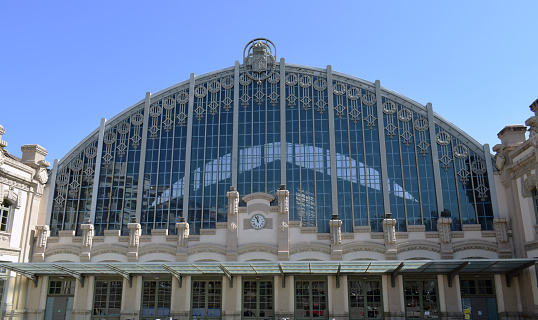 Facade of Palácio da Bolsa (Stock Exchange Palace), Porto, Portugal