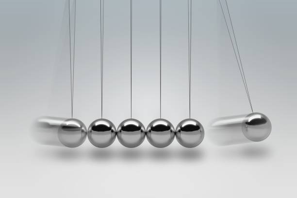 istock 3D rendered illustration of Newton cradle. 667139602