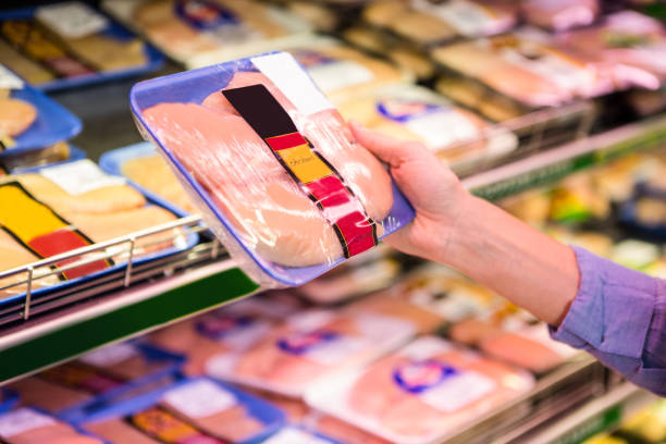 istock Smiling woman taking meal in the aisle 667140080