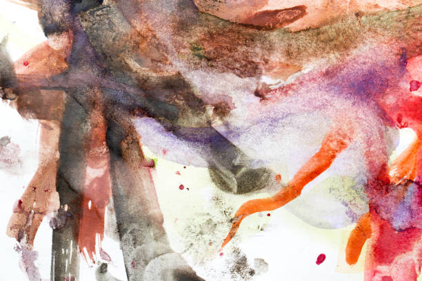 istock ink stains on white paper 667151964
