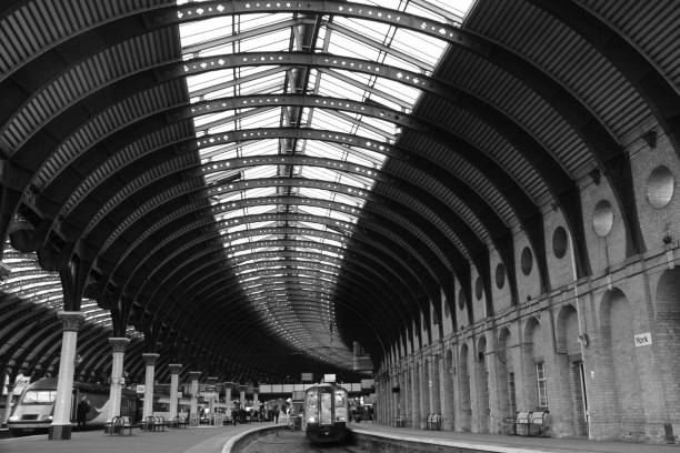 istock Victorian arches at York Railway Station 667156164