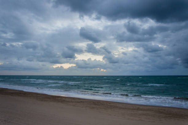 istock Dramatic sky over the beach in Cadiz, Spain 667156500