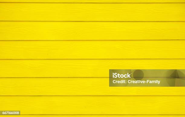 Wooden Wall Bacground Stock Photo - Download Image Now - Wood - Material, Yellow, Textured