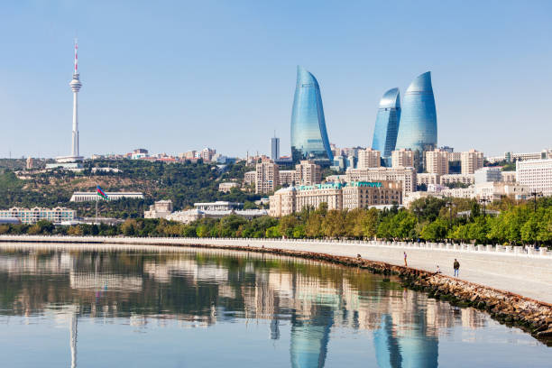 istock Flame Towers in Baku 667169238