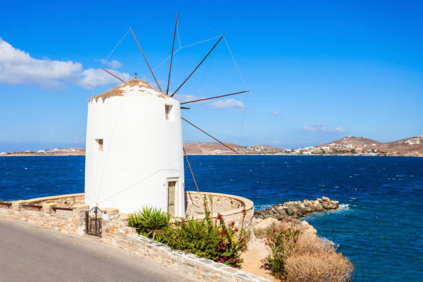 istock Wndmill in Parikia, Paros 667169482