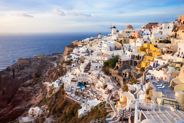 istock Oia town in Santorini 667169560