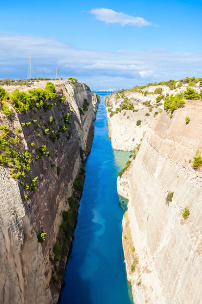 istock Corinth Canal in Greece 667169728