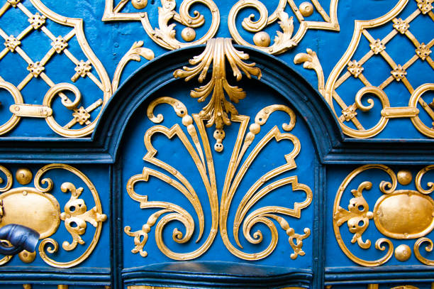 Bordeaux, France upstairs window in a residential street.