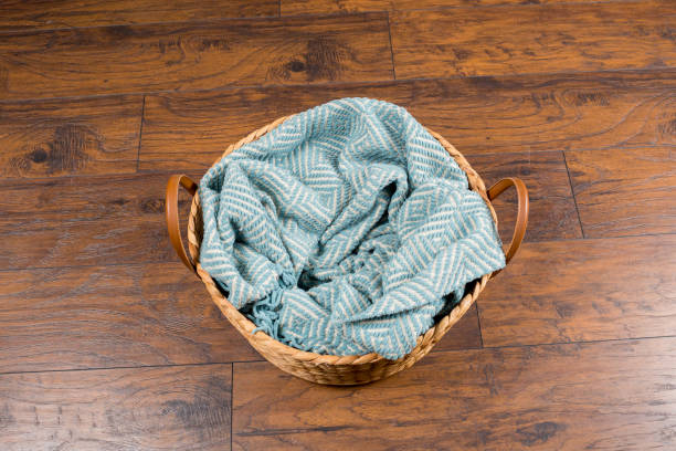 istock Newborn Photography Studio Prop Basket 667173538