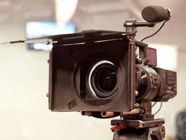 istock Professional digital video camera. accessories for 4k video cameras. 667189016