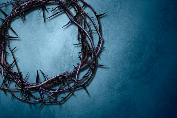 istock Crown of thorns background 667189078