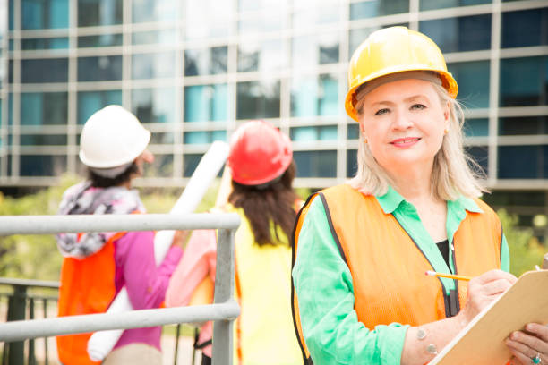 istock STEM Female engineer or architect team working on a construction project in city. 667189124