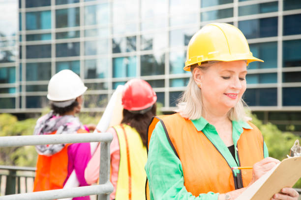 istock STEM Female engineer or architect team working on a construction project in city. 667189332