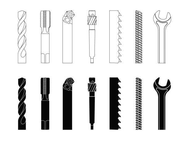 Milling Bit Vector 160+ Milling Cutter Stock Illustrations, Royalty-Free Vector Graphics ...