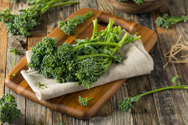 istock Raw Green Organic Broccolini 667195356