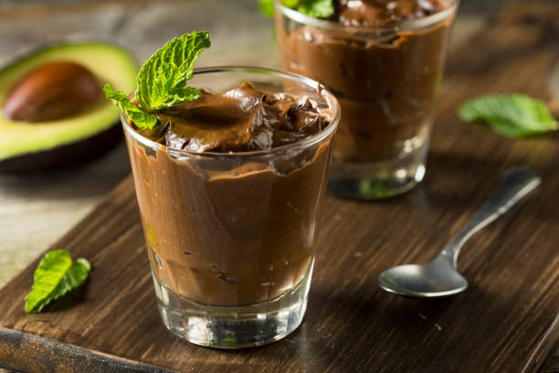 istock Organic Healthy Homemade Avocado Pudding 667199274