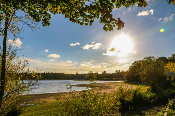 embalse de edgbaston - west midlands fotografías e imágenes de stock