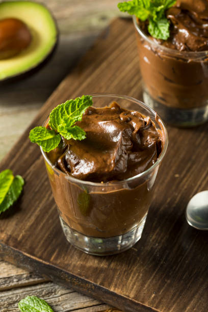 istock Organic Healthy Homemade Avocado Pudding 667199620