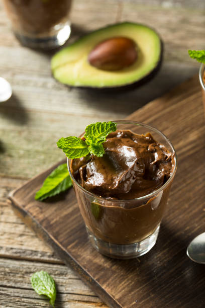 istock Organic Healthy Homemade Avocado Pudding 667202700