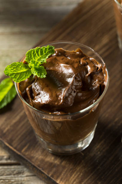 istock Organic Healthy Homemade Avocado Pudding 667204852