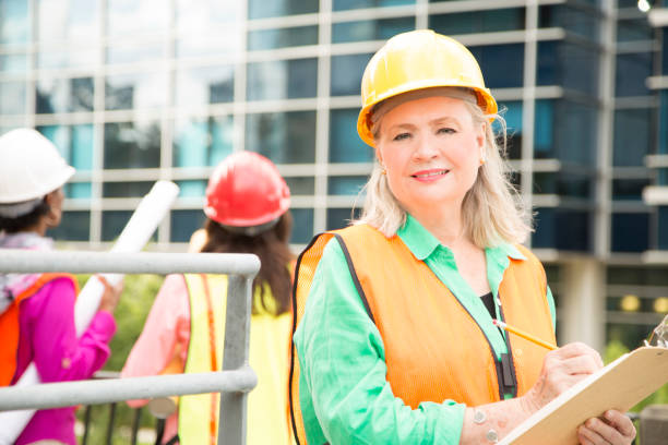 istock STEM Female engineer or architect team working on a construction project in city. 667205928