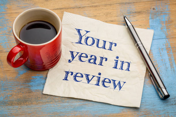 istock Your year in review napkin concept 667211470