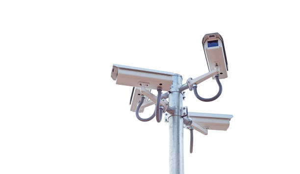 istock Four CCTV surveillance cameras 667227158