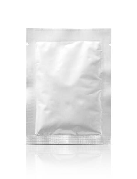 istock blank packaging foil sachet isolated on white background with clipping path 667234070