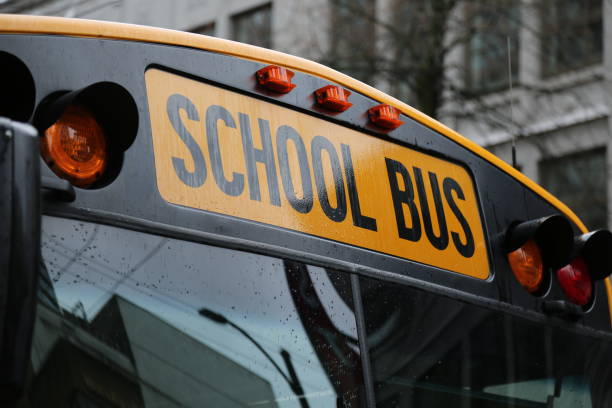 istock North American school bus windshield close up 667236712