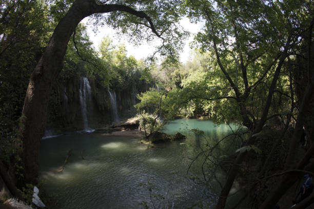 istock Famous Kursunlu Waterfalls in Antalya 667240000